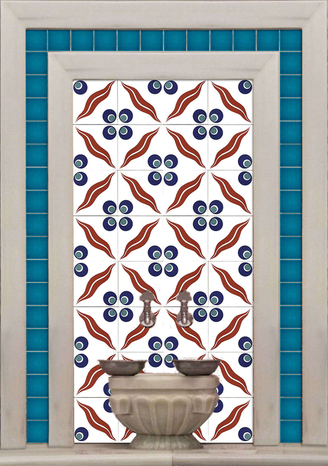 120X180 Kurna Başı Çini Karolar-19